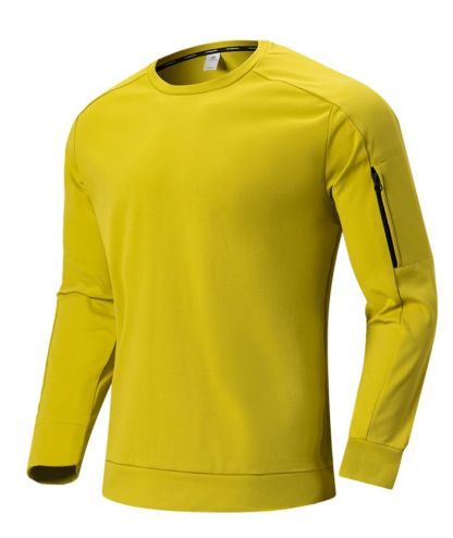 Men's Moisture Wicking Pullover Long Sleeve Polo Shirt-DUMLP05805