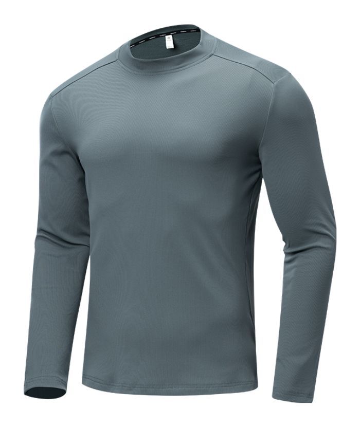 Men's Long Sleeve Casual Slim Fit Performance Polo Shirt-8869