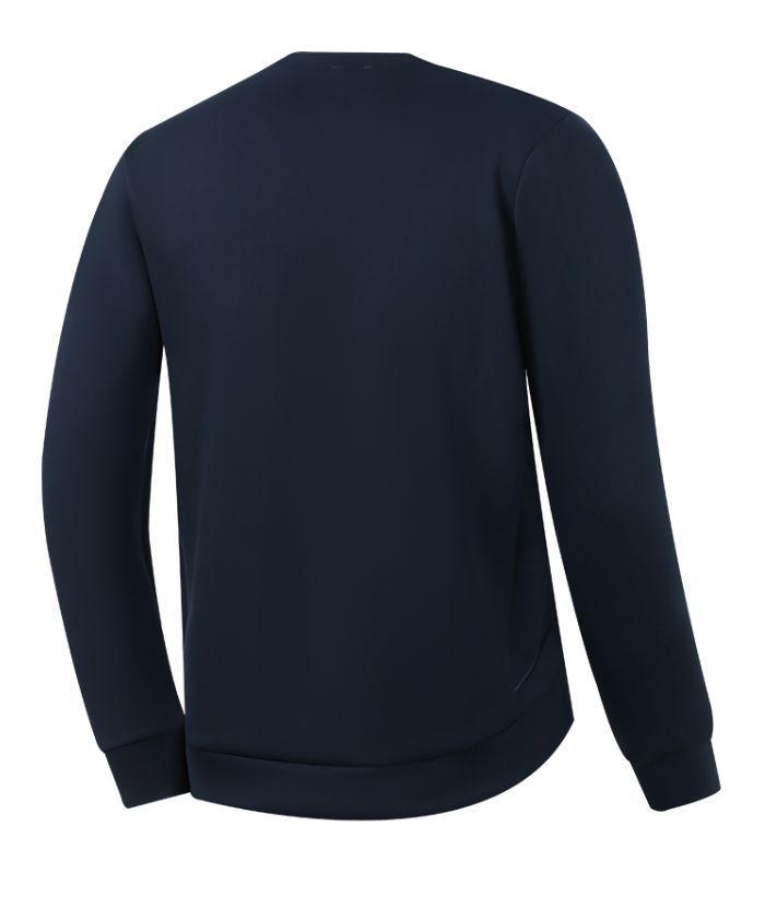 Men's Athletic Fit Solid Color Long Sleeve Polo Shirt-5328