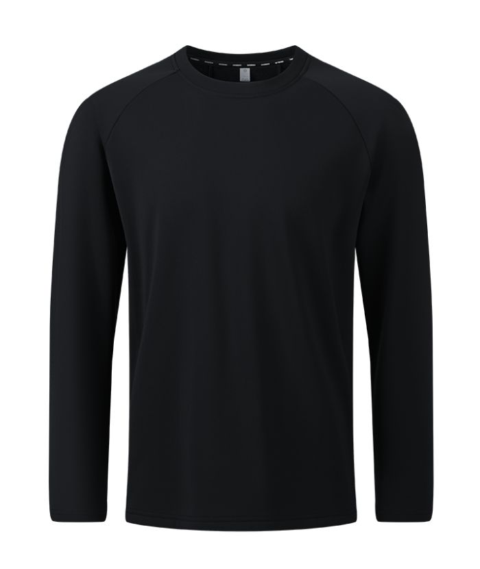 Men's Long Sleeve Solid Color Performance Polo-5332
