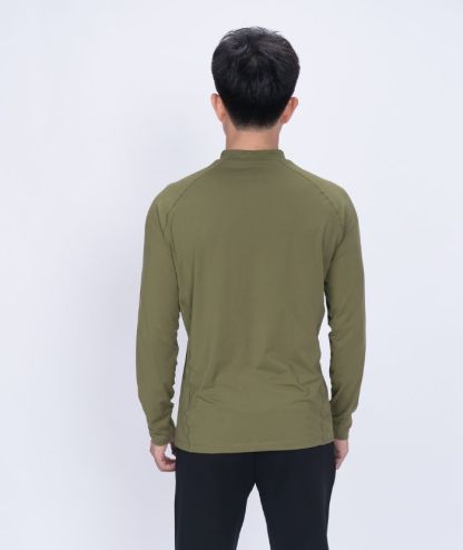 ZITY Men's Long Sleeve Pullover Polo Shirt-88168