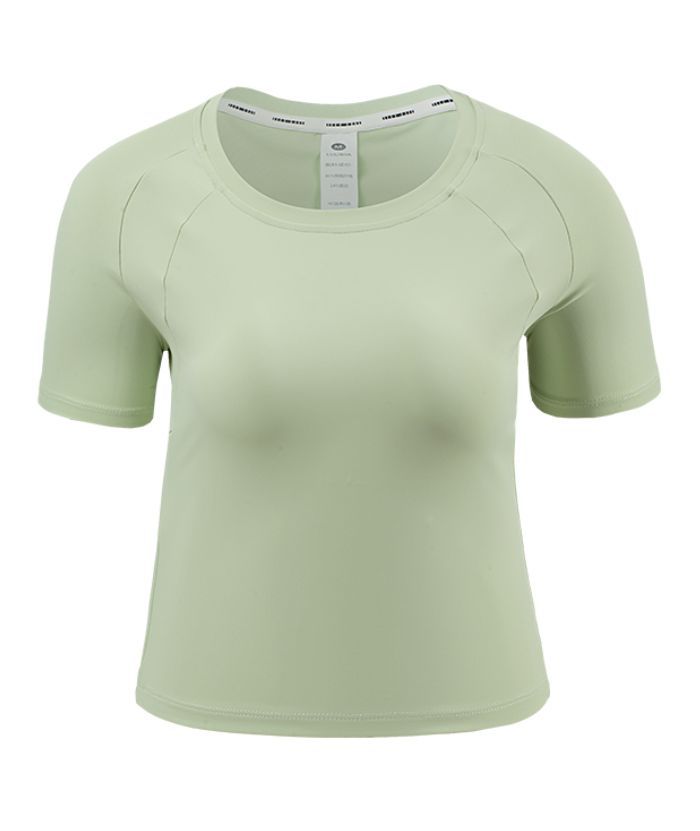 5 Pack Women's Solid Color Slim Fit Casual Workout T-Shirt-DZUHE00169