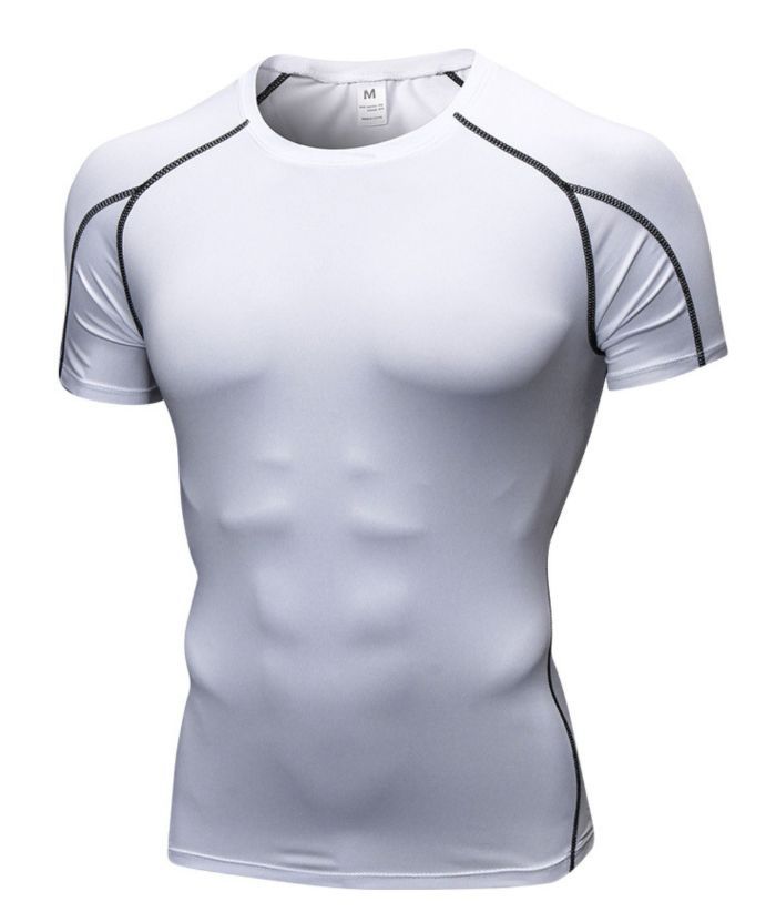 ZITY Men's Running Dri Fit Compression T-Shirt-DUMTS05960