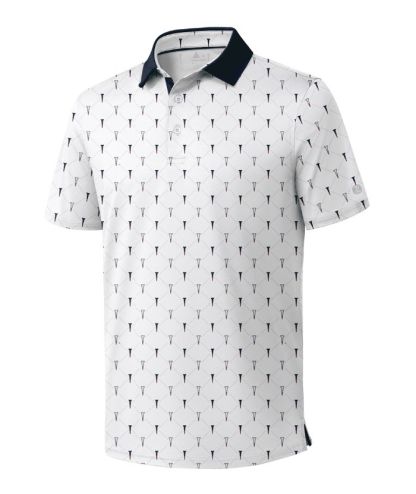 ZITY Men's Hawaiian Flower Print Polo Shirts-CUMPO05190