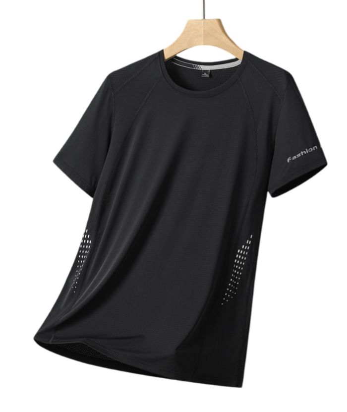 ZITY Men's Dri Fit Sports Solid Color T-Shirt-DUMTS06039