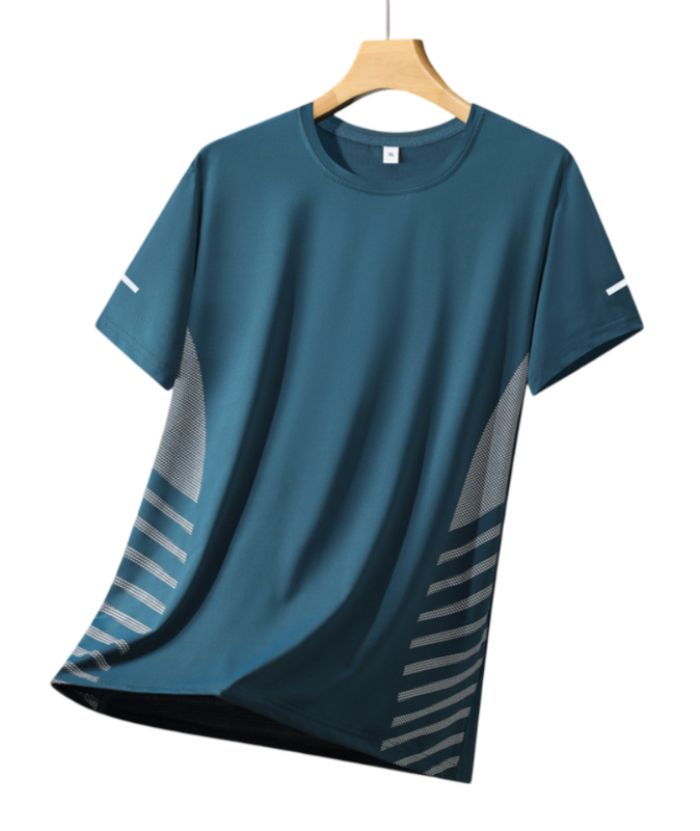 ZITY Men's Summer Dri Fit Printed Sports T-Shirt-DUMPO06046
