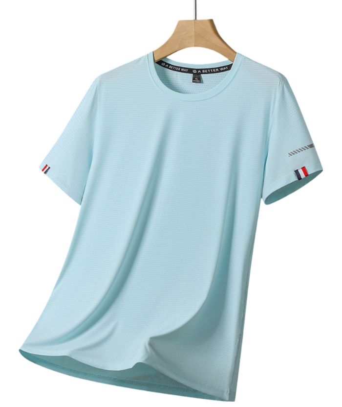 ZITY Men's Round Neck Slim Fit T-Shirt-DUMPO06047