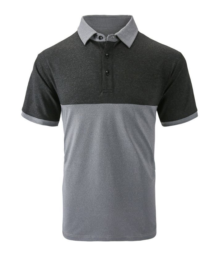 ZITY Men's Slim Fit Color Block Polo Shirt-ZPK008242