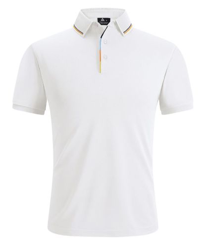Men's Solid Color Slim Fit Performance Polo Shirt-ZPK007837