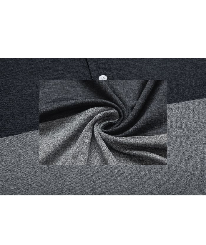 ZITY Men's Color Block Dri Fit Polo Shirt-APOH700109