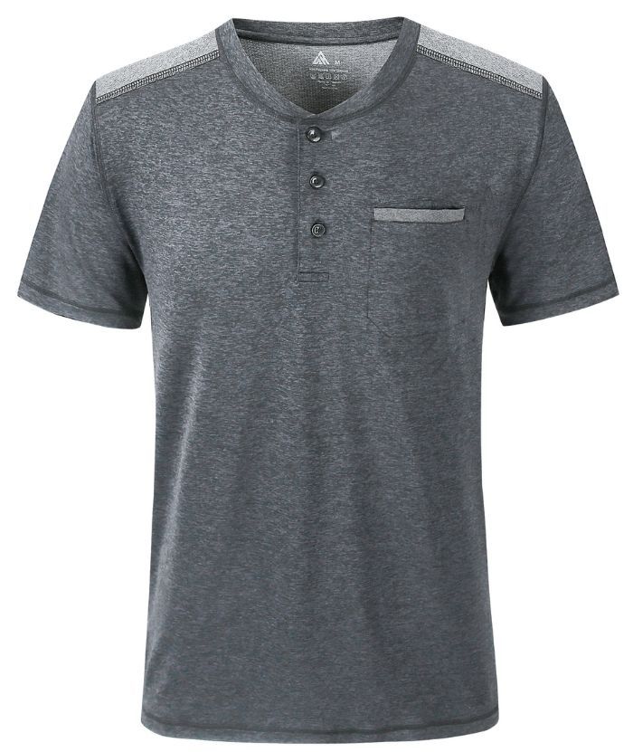 ZITY Men's Slim Fit Chest Pocket Summer T-Shirt-CUMSS01279