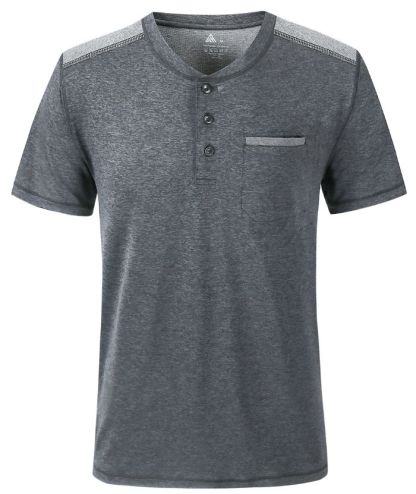 ZITY Men's Slim Fit Chest Pocket Summer T-Shirt-CUMSS01279
