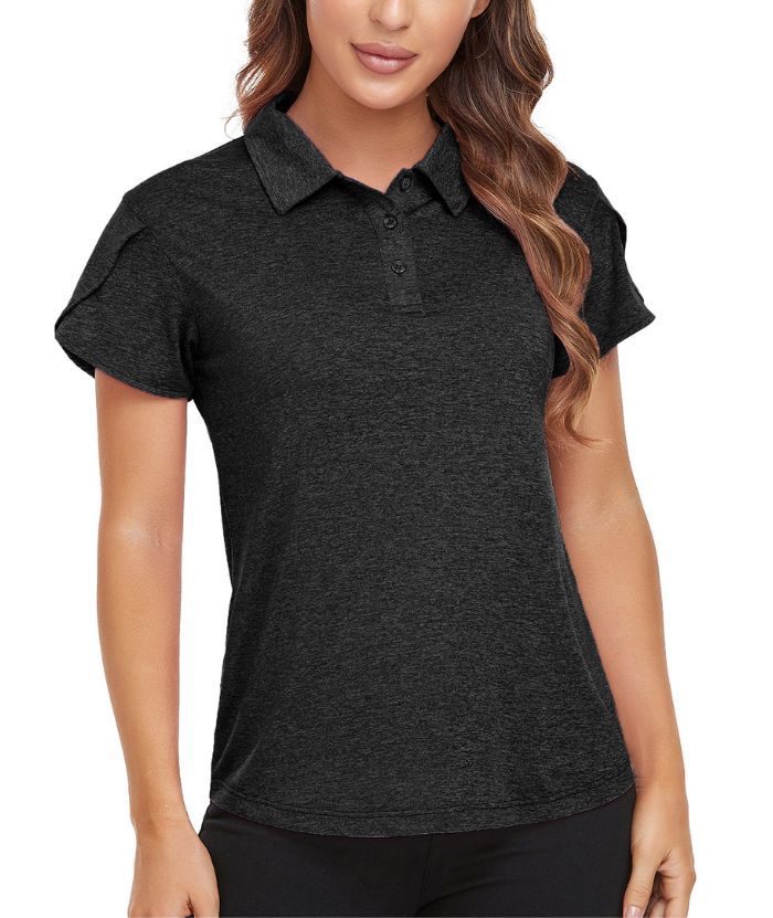 ZITY Women's Quick Dry Slim Fit Golf Polo Shirt-CFWTX00031