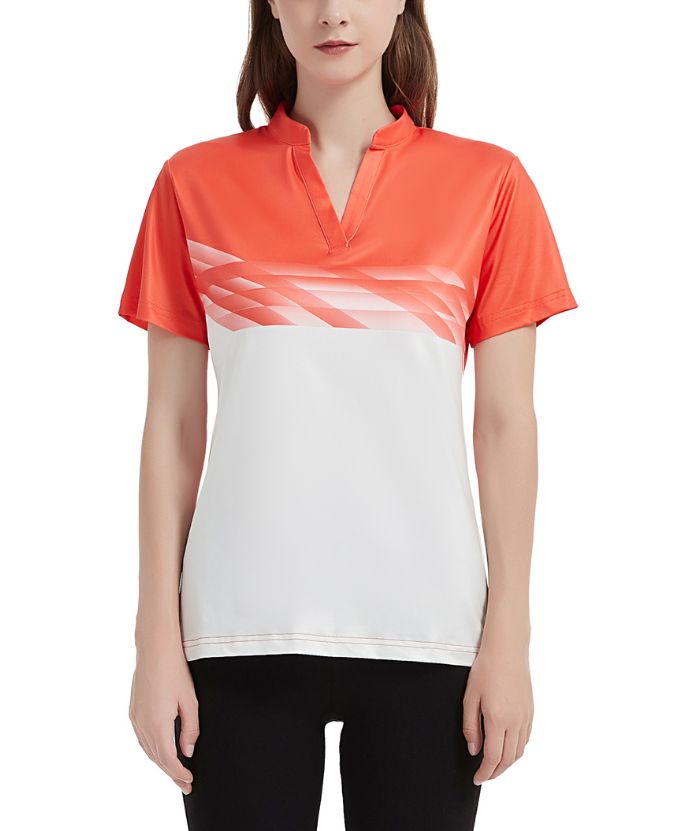 ZITY Women's Summer Slim Fit Athletic Polo Shirt-CFWTX00039