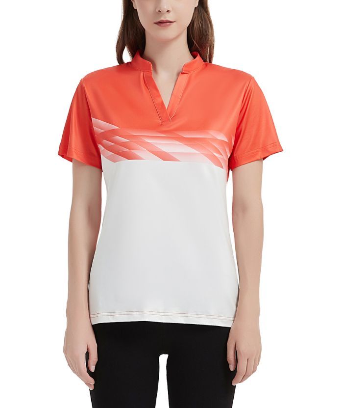 ZITY Women's Summer Slim Fit Athletic Polo Shirt-CFWTX00039