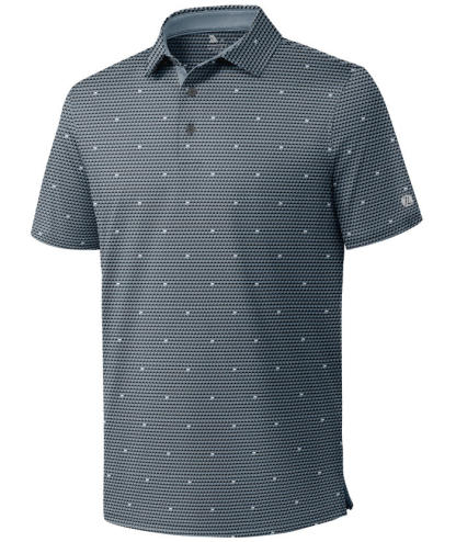 ZITY Men's Printed Dri Fit Performance Golf Polo Shirt-CUMPO05189 