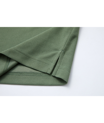 ZITY Men's Zipper Pocket Long Sleeve Polo Shirt-CFMPO00043