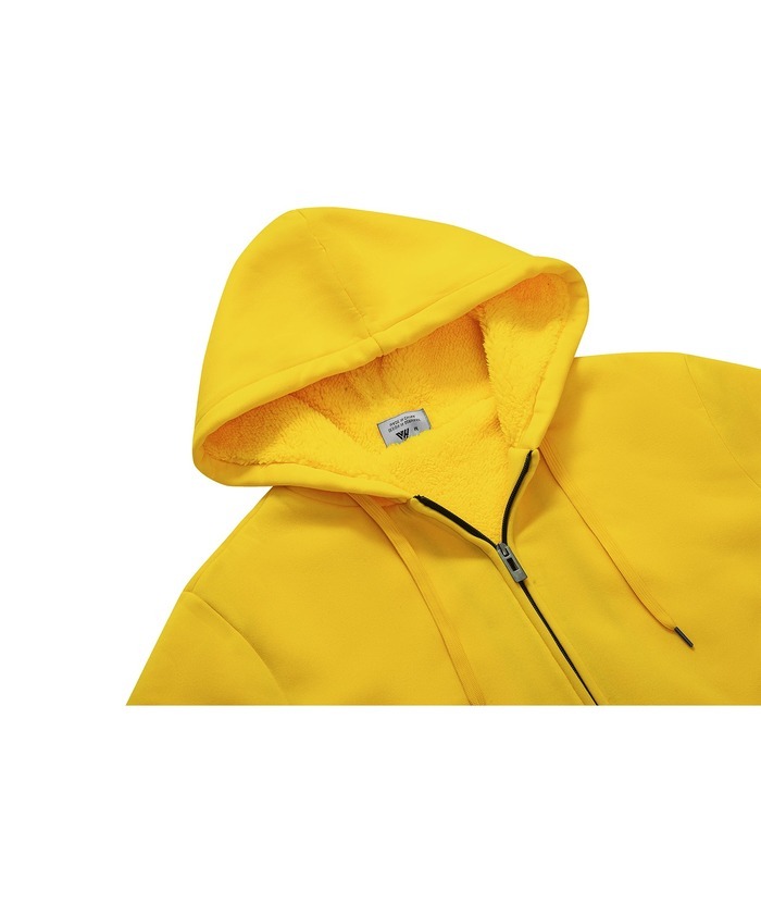 ZITY Men's Solid Hooded Jacket Thick Fleece Hoodie For Fall Winter-ZPK007270 | Zitysports