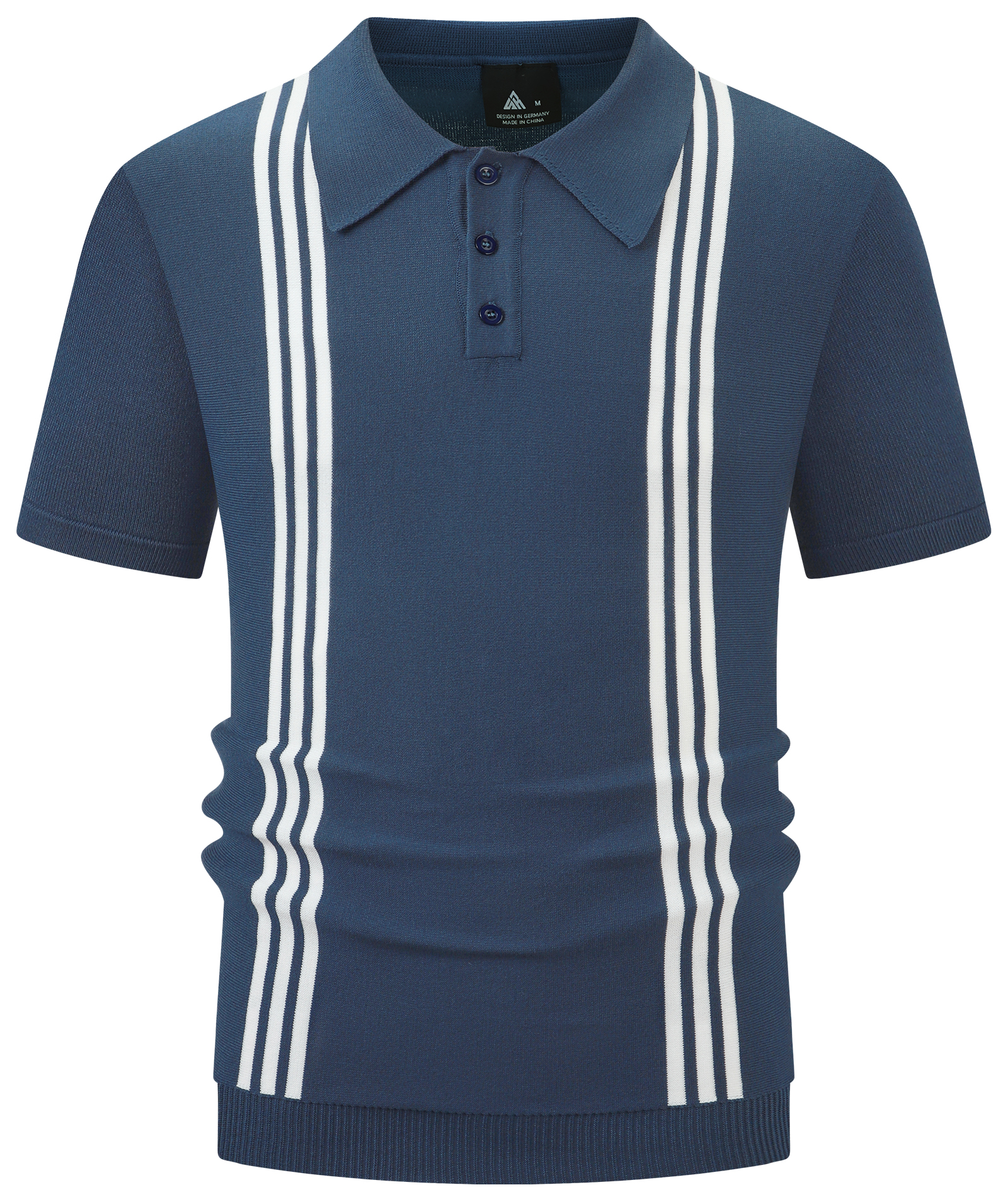 ZITY Men's Knit Short Sleeve Vintage Summer Casual Fast Dry Polo Shirt-CUMPO01703 | Zitysports