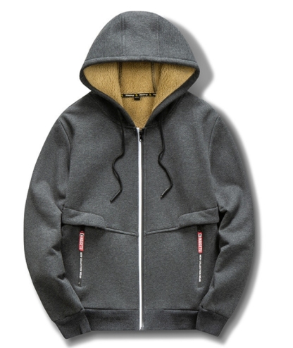 ZITY Men's Plus Size Lightweight with Side Pocket Trendy Hoodie-DUMFH04866 | Zitysports