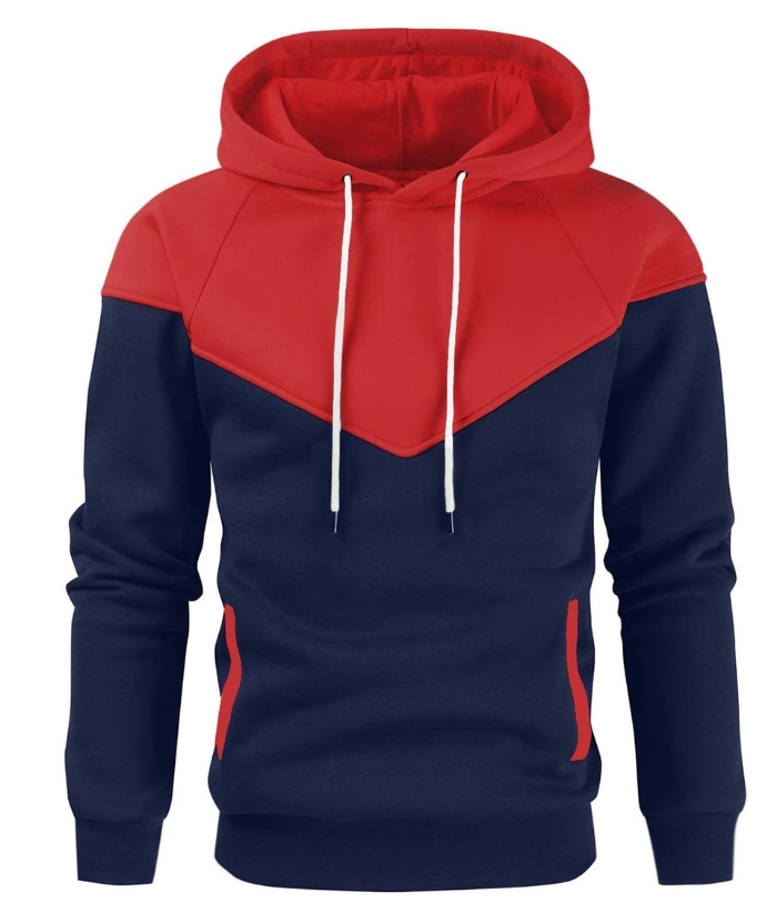 Men's Plus Size Long Sleeve Casual Pullover Hoodie-DUMFH04884 | Zitysports