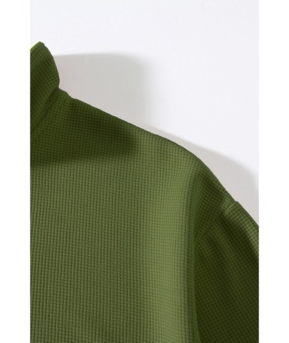 ZITY Men's Stand Collar Solid Color Long Sleeve Sweatshirt-DUMHD04896 | Zitysports