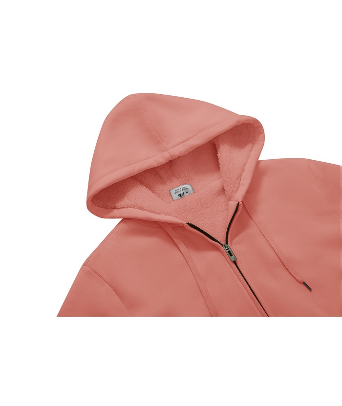 ZITY Men's Solid Hooded Jacket Thick Fleece Hoodie For Fall Winter-ZPK007270 | Zitysports