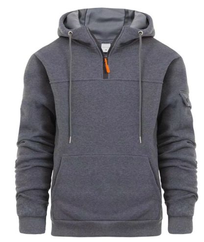 ZITY Men's Long Sleeve Breathable Casual Hoodie with Kangaroo Pocket-DUMFH04948|Zitysports