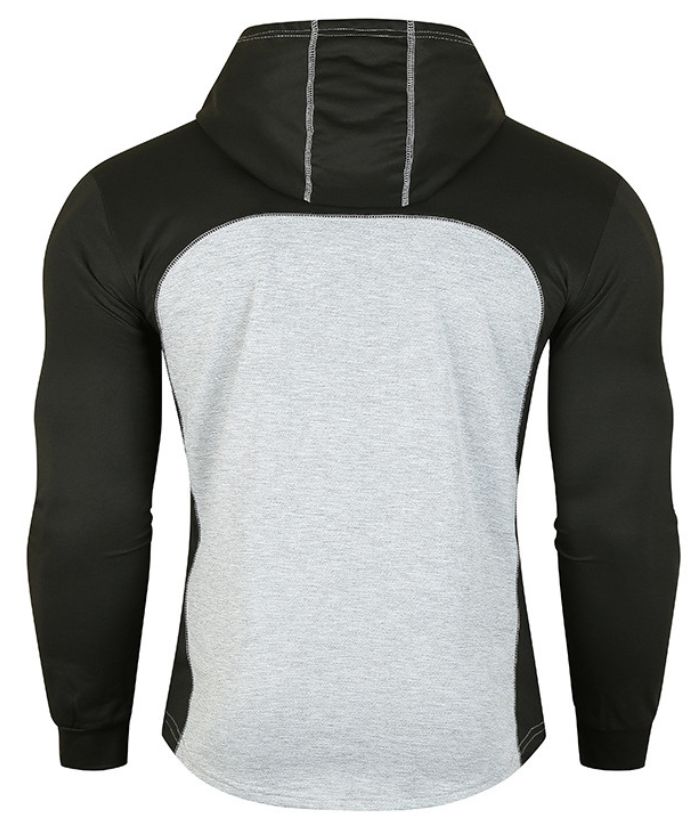ZITY Men's Lightweight Long Sleeve Breathable Slim Fit Hoodie-DUMHD05007|Zitysports