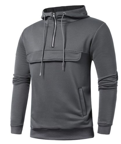 ZITY Men's Light Weight Breathable Hoodie with Side Pockets-DUMFH05032|Zitysports