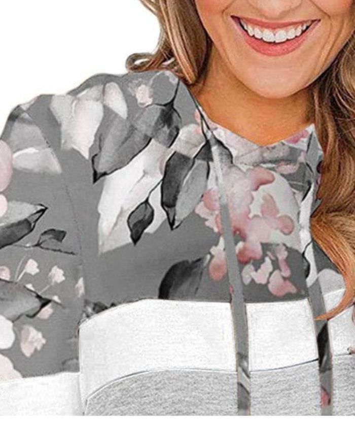 ZITY Women's Long Sleeve Casual Loose Fit Comfy Cute Hoodie-DUWFH05041|Zitysports