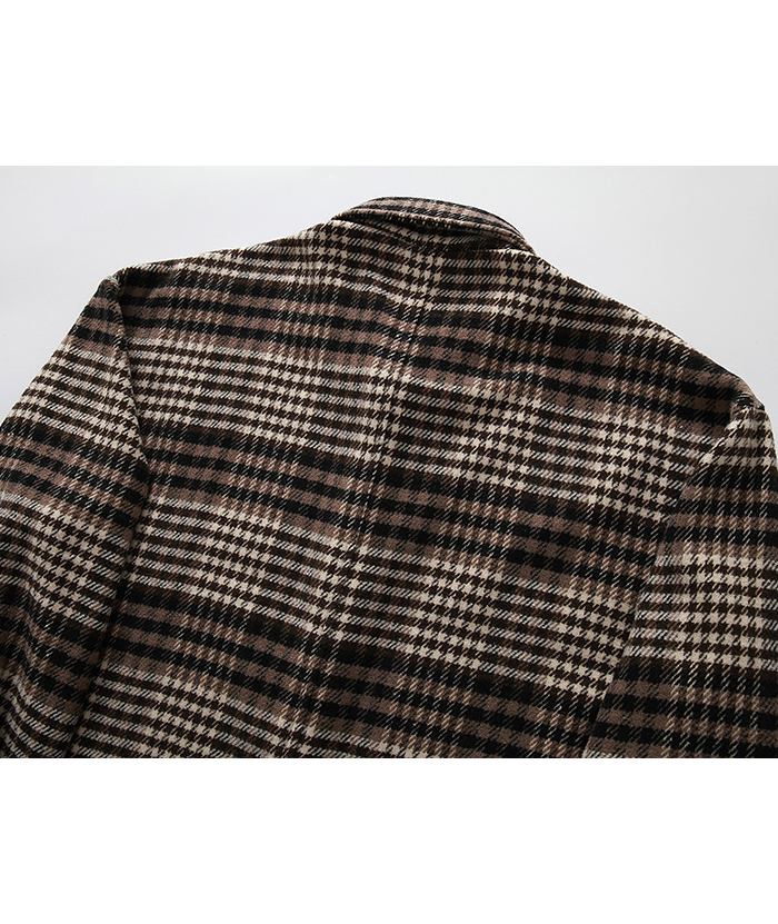 ZITY Men's Long Sleeve Plaid Flannel Shirt-DUMLT05317|Zitysports