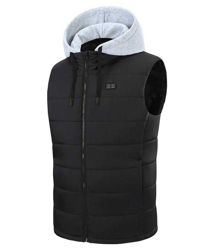 ZITY Men's Full Zip Up Heated Vest-M862
