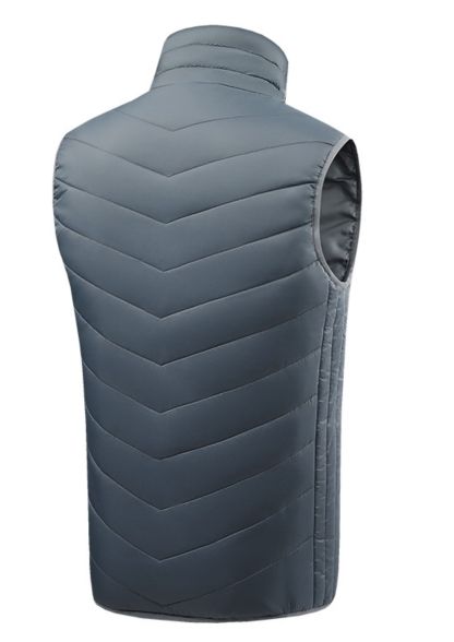 Men's Full Zipper Winter Heated Vest-M12