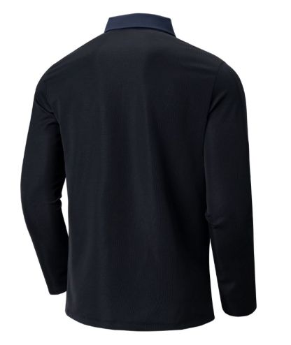 ZITY Men's Long Sleeve Business Polo Shirt-8901