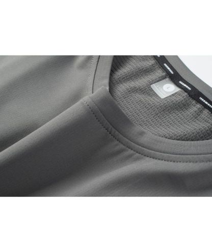 Men's Solid Color Long Sleeve Sports Polo Shirts-8850