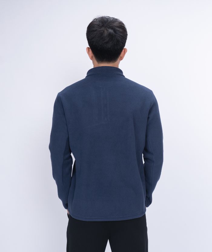 ZITY Men's 1/4 Zip Up Long Sleeve Polo Shirt-8843
