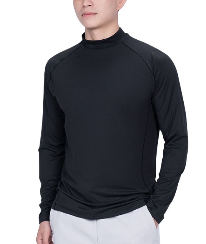 ZITY Men's Long Sleeve Pullover Polo Shirt-88168