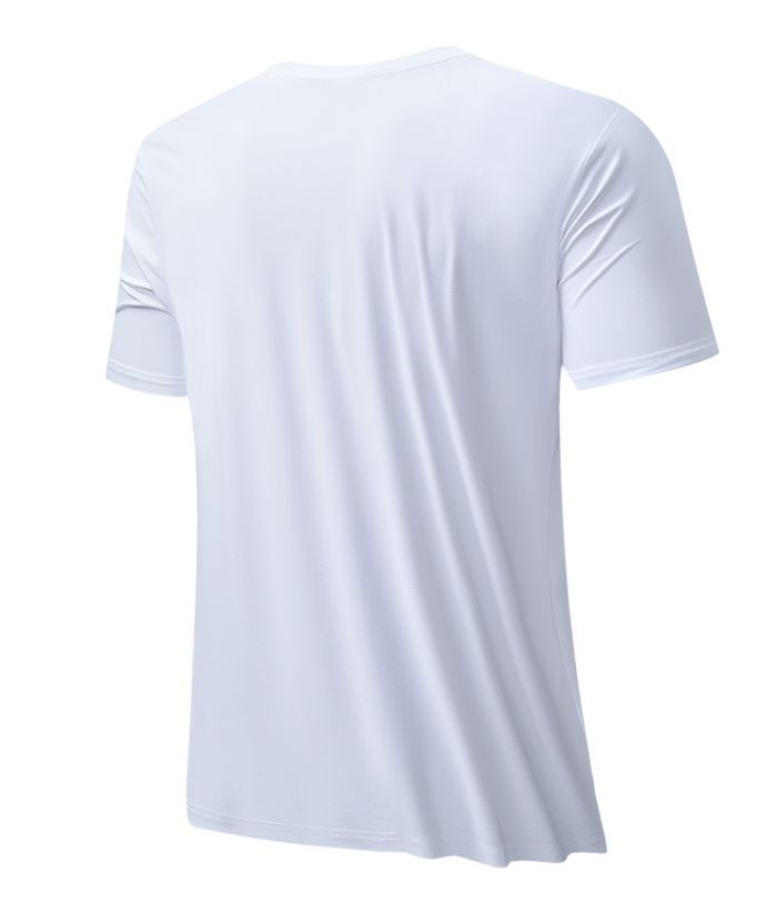 ZITY Men's Summer Slim Fit Solid Color T-Shirt-8371