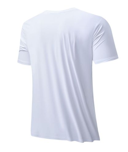 ZITY Men's Summer Slim Fit Solid Color T-Shirt-8371