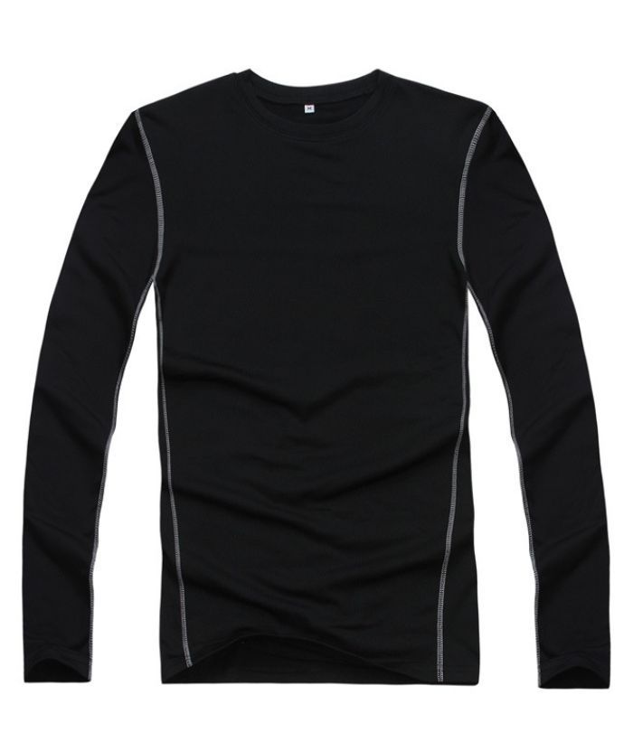 ZITY Men's Compression long Sleeve Sports T-Shirt-DUMLS05952