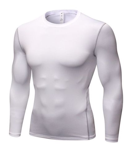 Men's Dri FIt Long Sleeve Slim Fit Compression T-Shirt-DUMLS05948