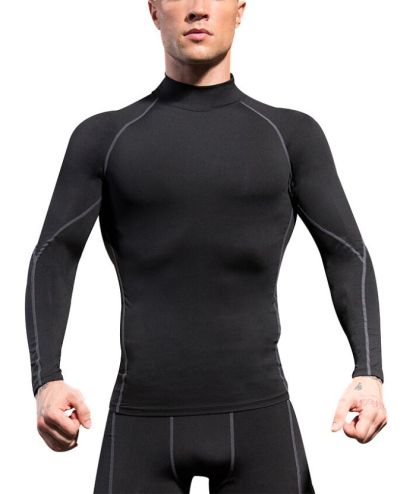 Men's Slim Fit Compression Athletic Fit Dri Fit T-Shirt-DUMLS05949