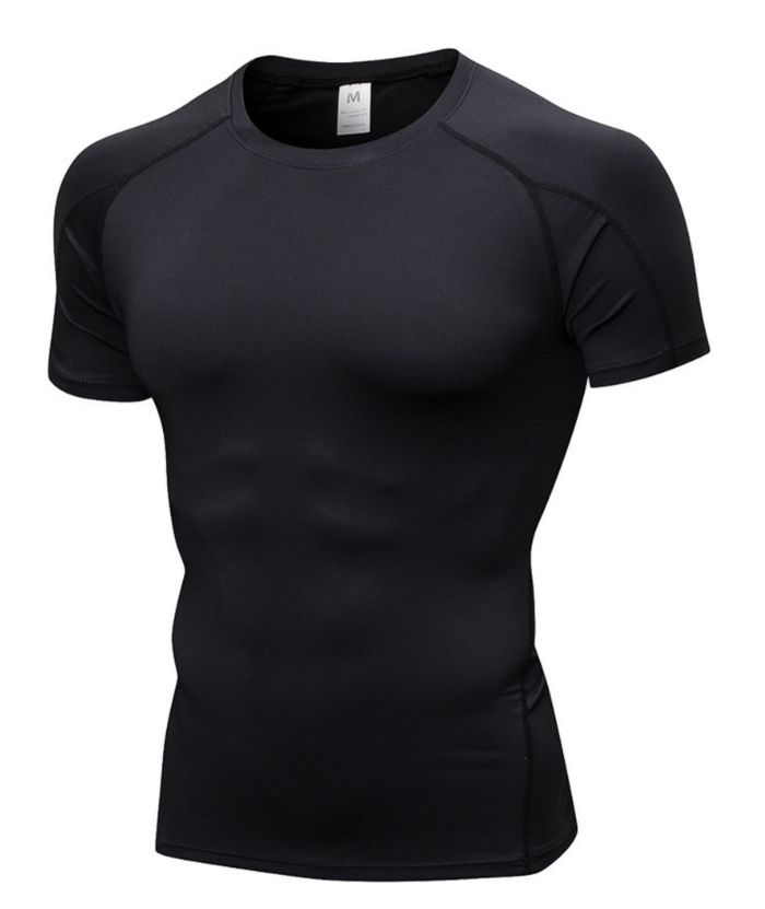 ZITY Men's Running Dri Fit Compression T-Shirt-DUMTS05960