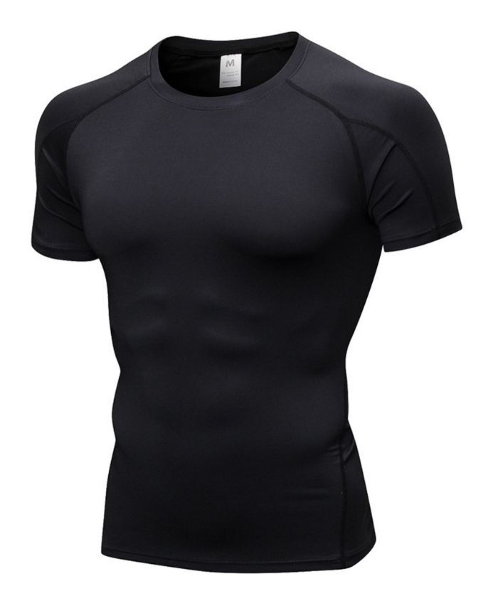 ZITY Men's Running Dri Fit Compression T-Shirt-DUMTS05960