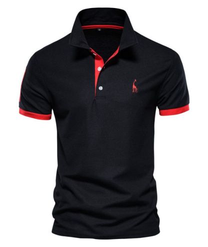 ZITY Men's Button Up Slim Fit Golf Polo Shirt-DUMPO06022