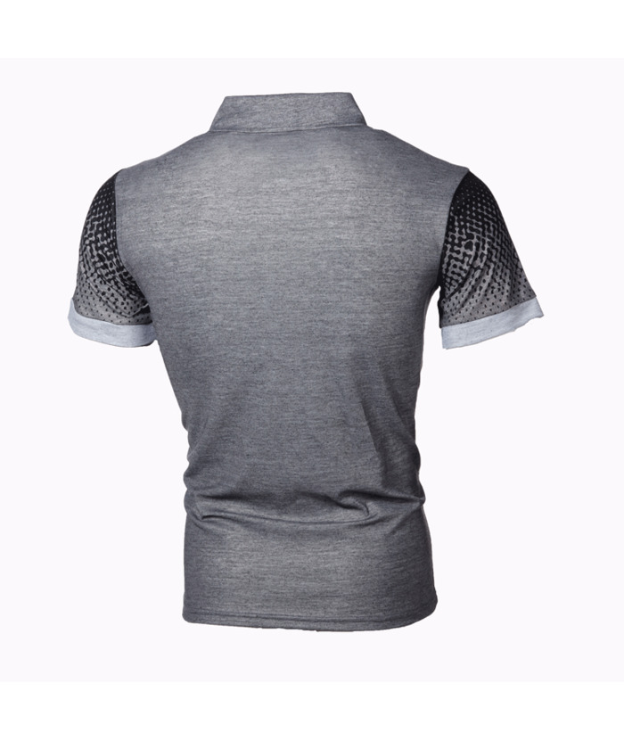 ZITY Men's 3D Print Comfort Slim Fit Short Sleeve Polo Shirt-DUMPO04600 | Zitysports