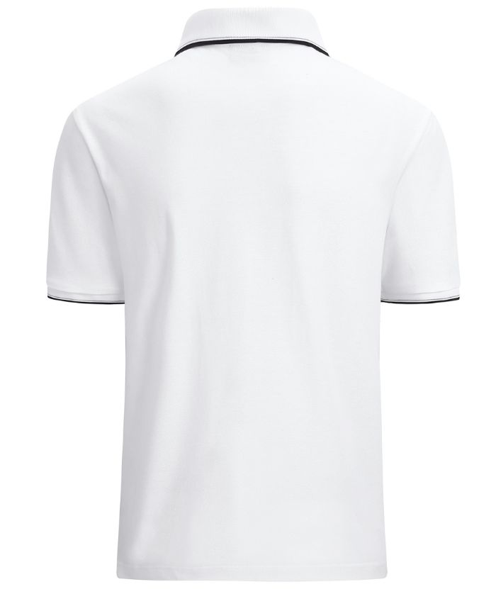 ZITY Men's V Neck Slim Fit Golf Polo Shirt-CUMPO01157