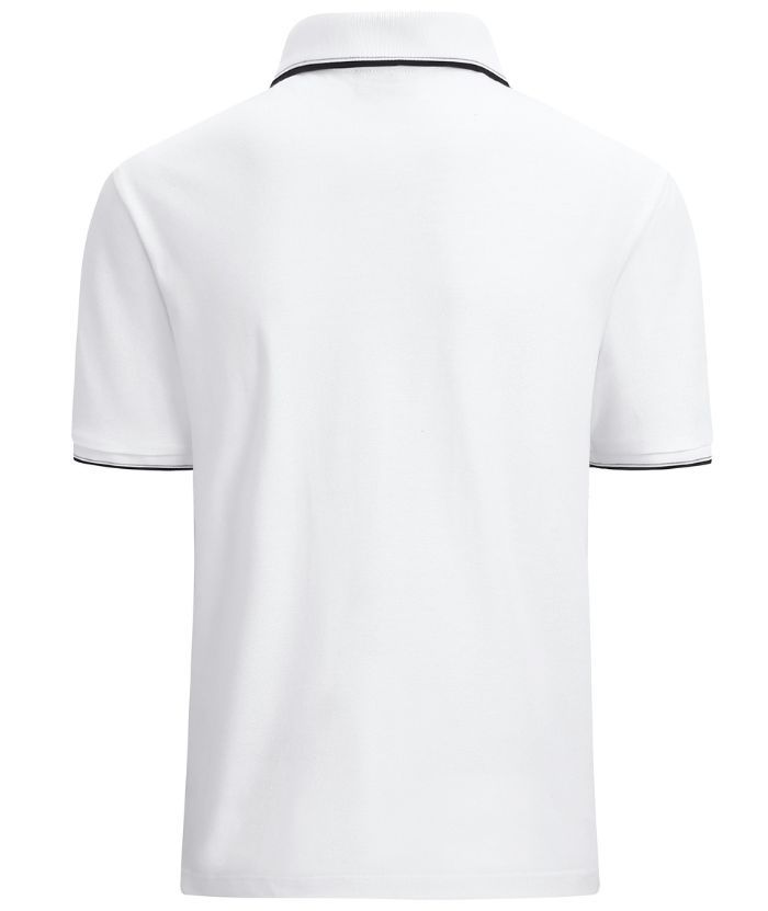 ZITY Men's V Neck Slim Fit Golf Polo Shirt-CUMPO01157