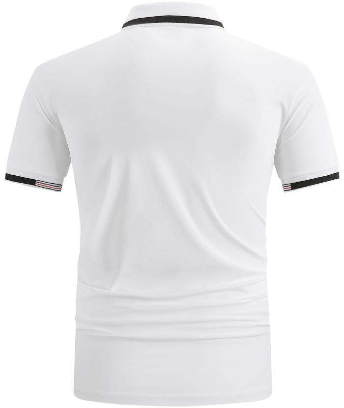 ZITY Men's Dri Fit Button Up Polo Shirt-CFMPO00114